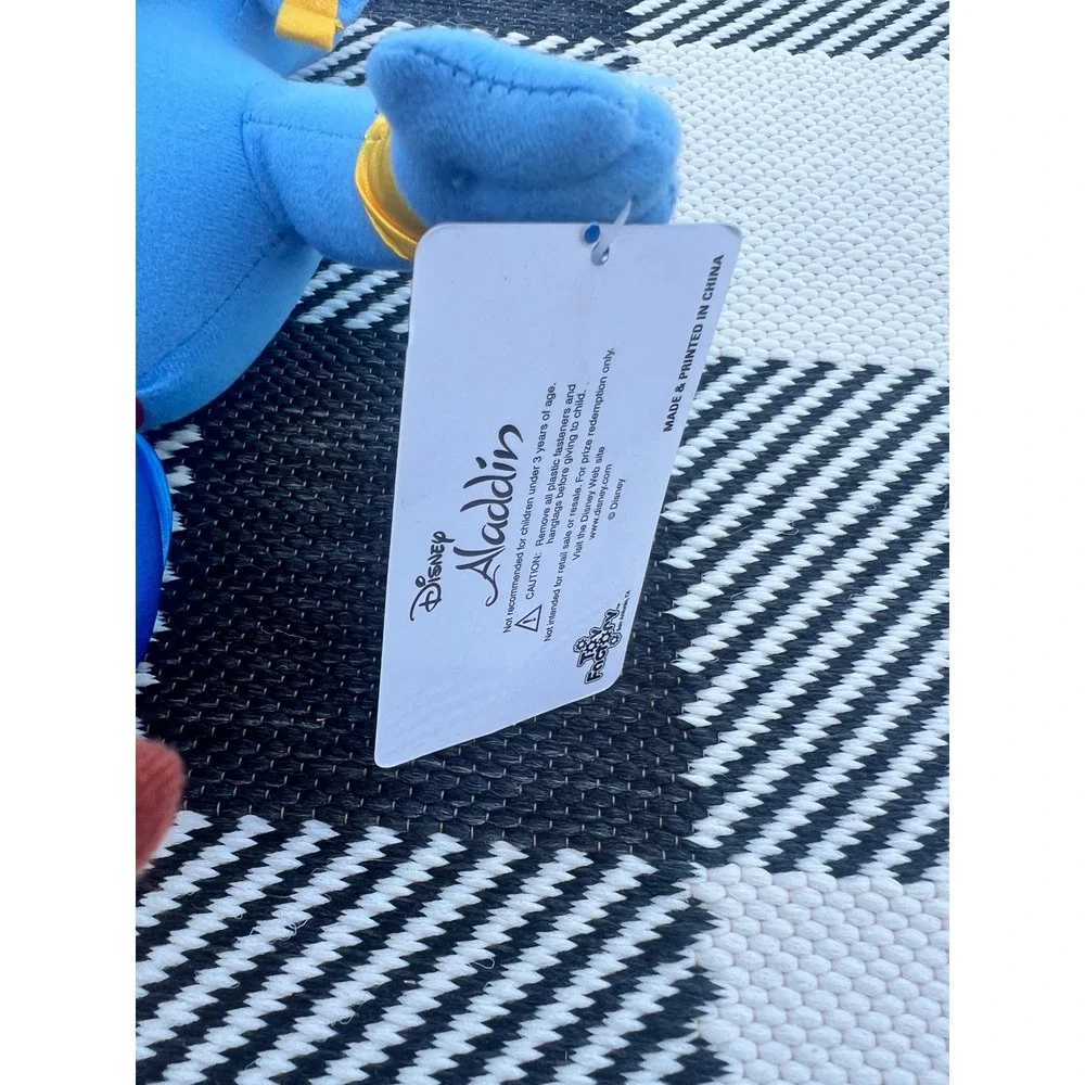 Disney Aladdin Genie Plush Stuffed Toy Blue Toy Factory NWT 10 inch